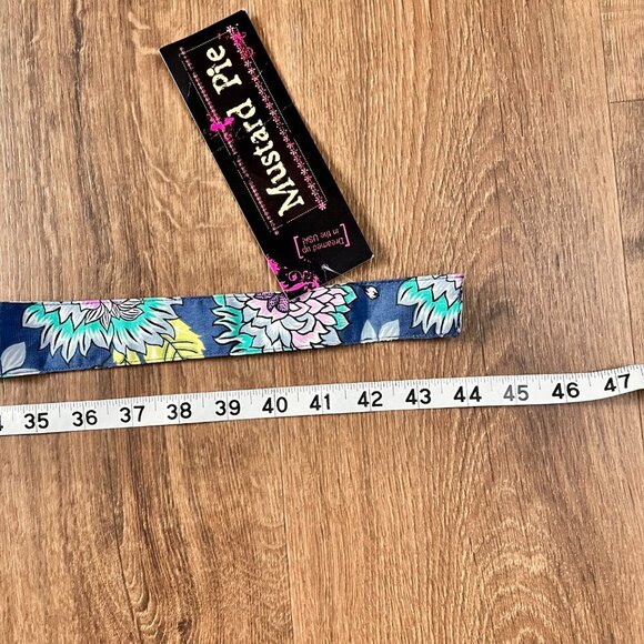 NWT Mustard Pie Alice Wrap In Royal Blue Sz M - Picture 9 of 12